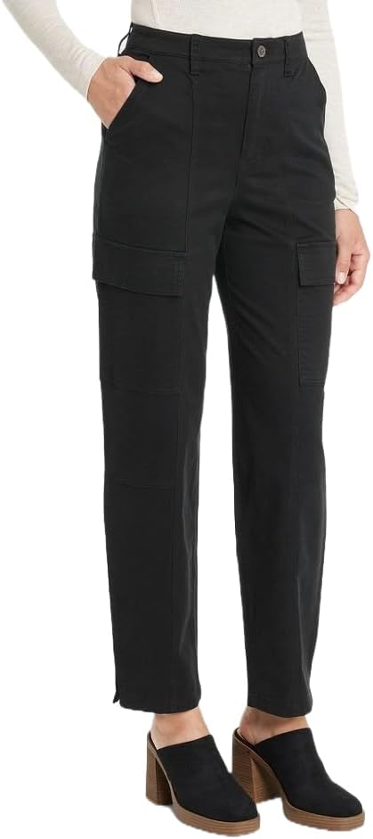 Universal Thread Women's Black High-Rise Loose Fit Utility Cargo Pant |Universal Thread In Lebanon