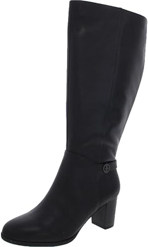 Giani Bernini Women's Black Adonnys Leather Zipper Knee-High Boots |Giani Bernini In Lebanon