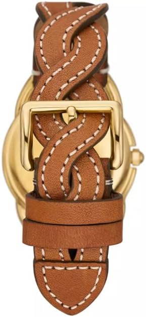 Tory Burch Women's The Miller Brown Braided Leather Strap Watch |Tory Burch in Lebanon