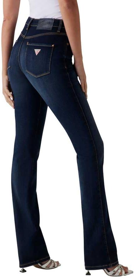 Guess Women's Dark Navy Eco Straight Power Jeans  |Guess in Lebanon