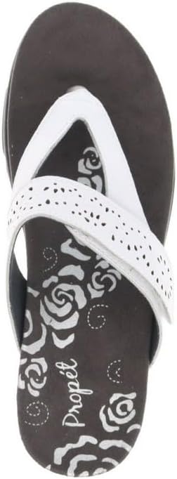 Propet Women's White Wynzie Flip Flops | Propet In Lebanon