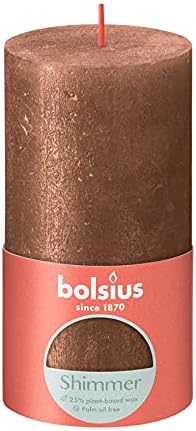 Bolsius Bronze Shimmer Candle | Bolsius In Lebanon