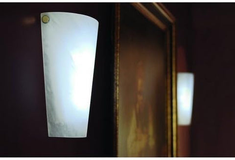 It's Exciting Lighting White IEL-4400 Glass Wall Sconce with 4 Hour Timer | It's Exciting Lighting In Lebanon