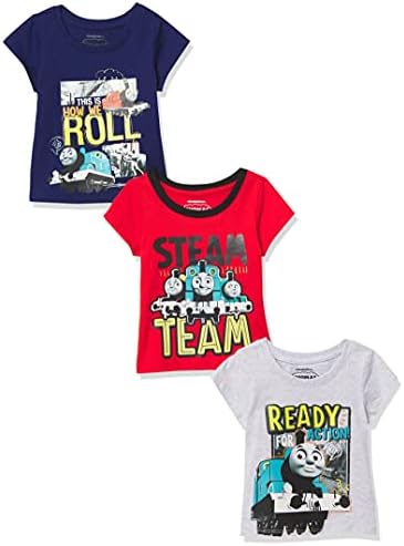Thomas & Friends Unisex Multicolor 3 Pack T-shirt AMZ100