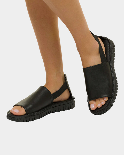 Eco Friendly Women's Black Sandals LS104579-7 SI17 shr
