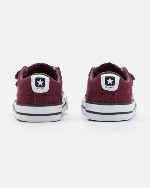 Converse Kid's Burgundy Star Player Easy-On Seasonal Color A02595C SE152 shoes 26 shr