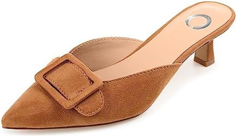 Journee Collection Women's Tan Vianna Heels ACS954