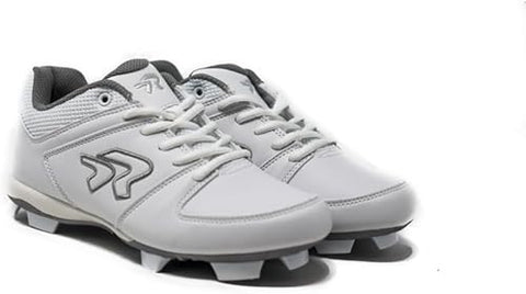 Ringor Flite Boy's White Softball Cleats Sneaker | Ringor Flite In Lebanon