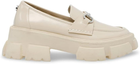 Steve Madden Women's Beige Trifecta Loafers | Steve Madden In Lebanon