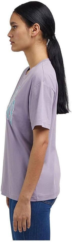 Lee Women's Light Purple Crew Neck Slim Fit T-Shirt | Lee In Lebanon