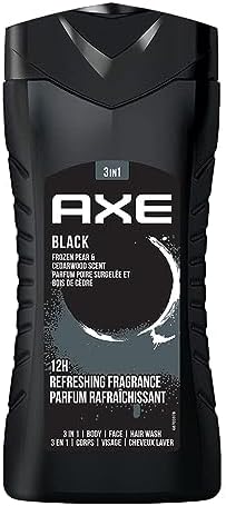 Axe Black Frozen Pear & Cedarwood Scent 12h Long Lasting Fragrance 3-In-1 Body Wash 250ml | Axe In Lebanon