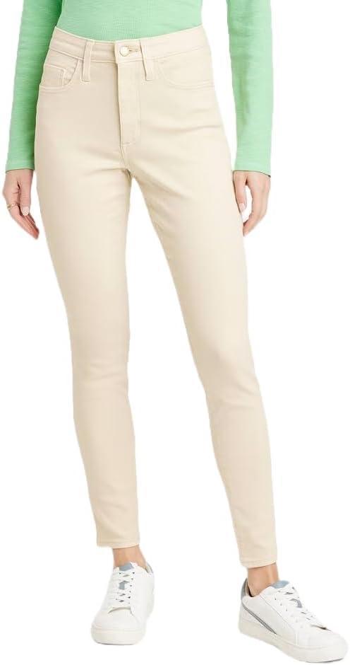 Universal Thread Women's Beige High-Rise Skinny Jeans |Universal Thread In Lebanon