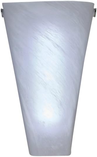 It's Exciting Lighting White IEL-4400 Glass Wall Sconce with 4 Hour Timer | It's Exciting Lighting In Lebanon
