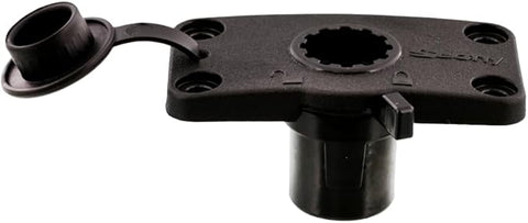 Scotty #244L-BK Locking Flush Deck Mount w/Rain Cap (Black)  | Scotty in Lebanon