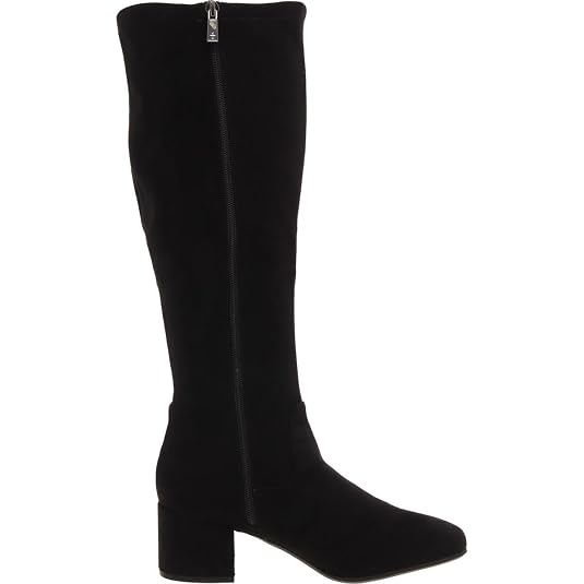 Reaction Kenneth Cole Women's Black Suede Rida Stretch Boot