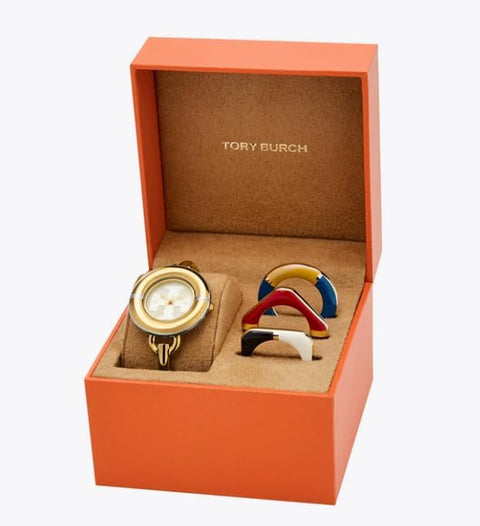 Tory Burch Women's Gold Tone Miller Watch Gift Set |Tory Burch in Lebanon