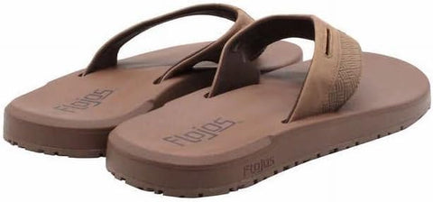 Flojos Men's Flip Flop Slipper -Tan abs137(shoes 59) shr