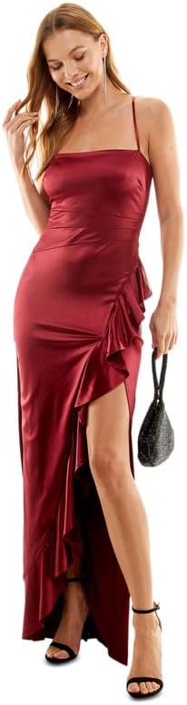 Emerald Sundae Women's Burgundy Dress ABF216