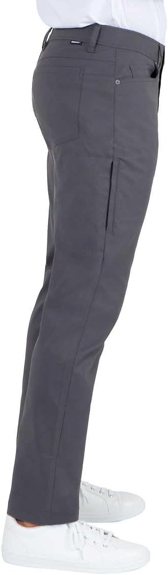 Gerry Men's Dark Grey Venture Commuter Tech 5 Pocket Stretch Fabric Comfort Waistband Pant | Gerry In Lebanon