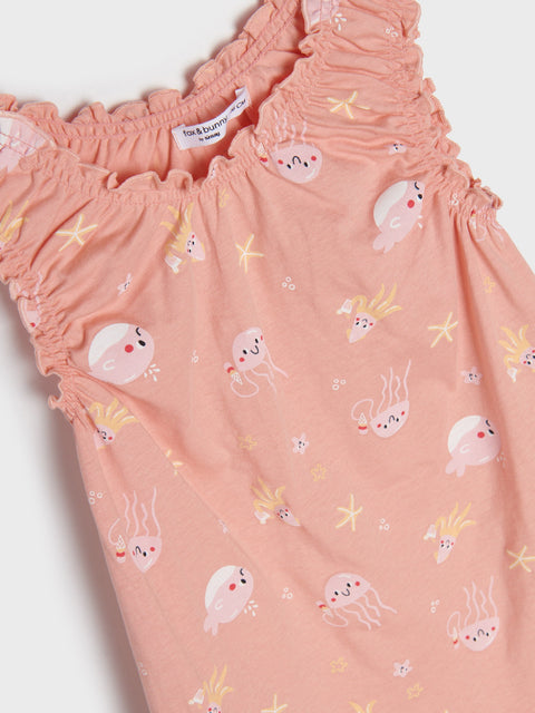 Sinsay Baby Girl's Pink All Over Printed Dress | Sinsay In Lebanon