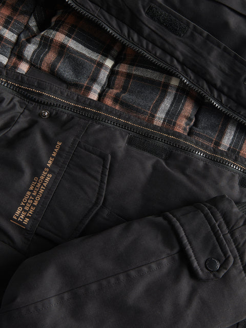 Reserved Boy's Black Insulated Hooded Jacket | Reserved In Lebanon