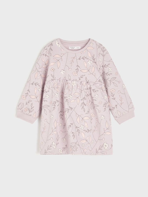 Sinsay Baby Girl's Lilac Long-Sleeve Dress | Sinsay In Lebanon