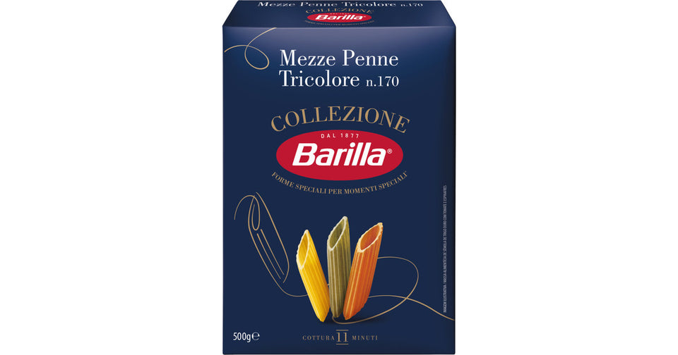 Barilla Mezze Penne Tricoloren.170 500g | Barilla In Lebanon