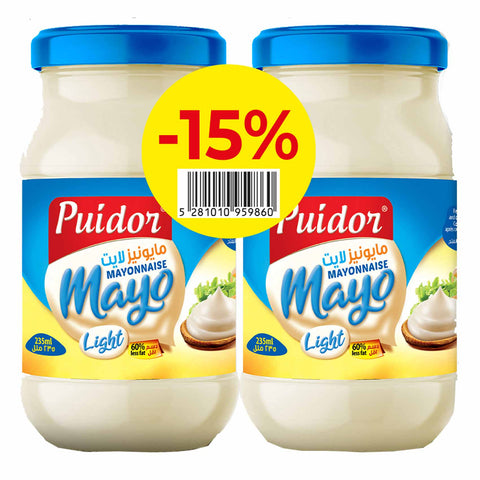 Puidor Mayo Mayonnaise Light 235ml*2