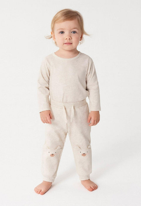 Sinsay Baby Girl's Beige Sweatpants | Sinsay In Lebanon