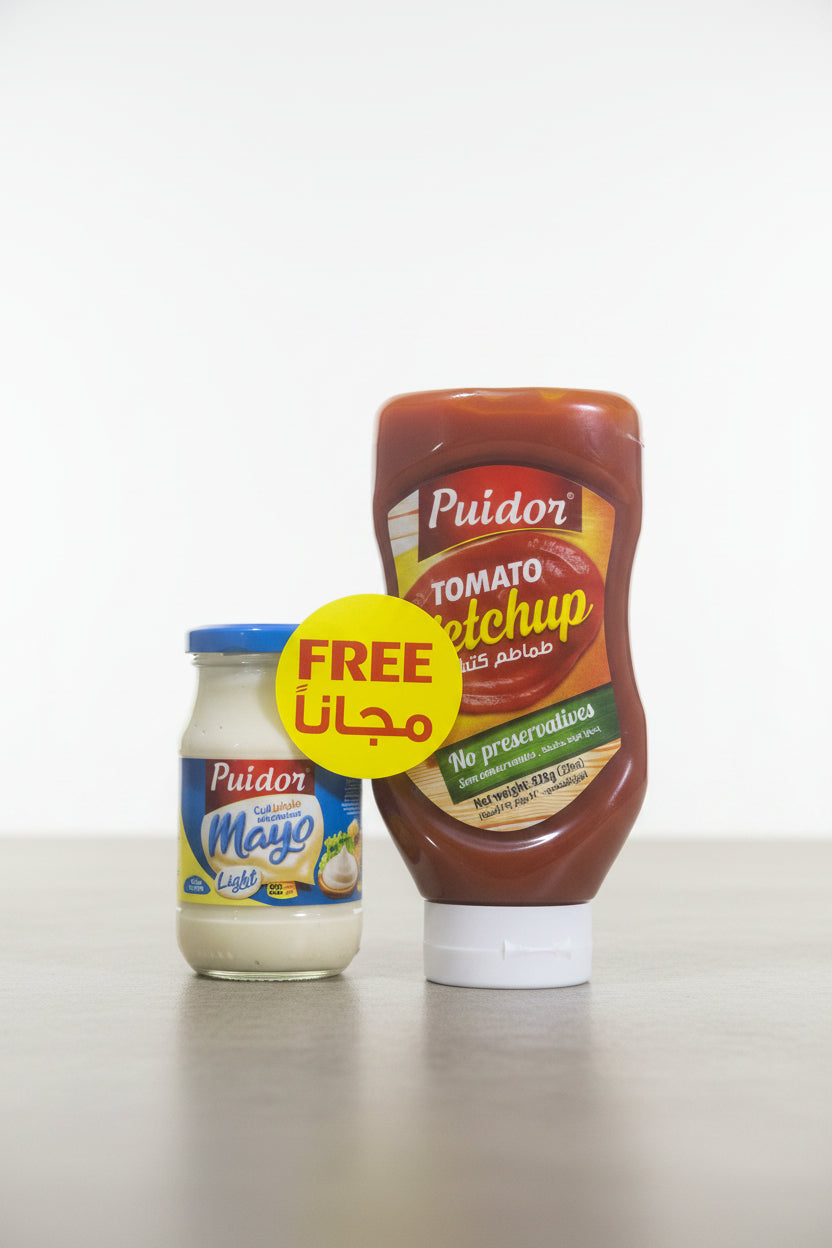 Puidor Tomato Ketchup 820g + Mayonnaise Light 235 ml