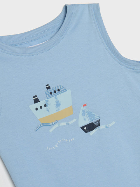 Sinsay Baby Boy's Blue Set Of 2 T-Shirts | Sinsay In Lebanon