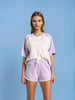 Sinsay Women's Lilac Shorts With Contrasting Piping | Sinsay In Lebanon
