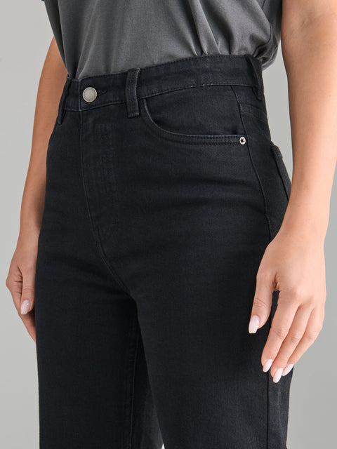 Sinsay Women's Black Wide-leg  Jeans | Sinsay in Lebanon