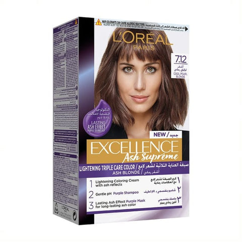 L'Oreal Paris Excellence Ash Supreme 7.12 - Cool Pearl Blonde