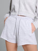 Sinsay Women's Light Grey Washed Effect Shorts | Sinsay In Lebanon