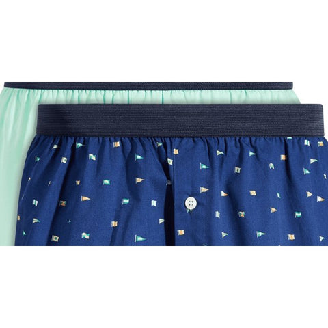 Club Room Mens 2-Pk. Nautical Flag So Navy Bay  ABU146