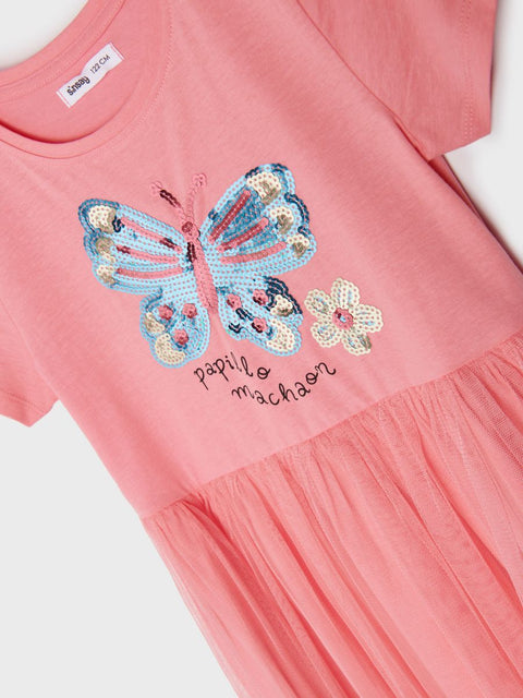 Sinsay Baby Girl's Coral Tulle Dress | Sinsay In Lebanon