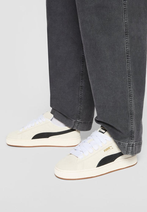 Puma Women's Beige & Black Brand Logo Patched Sneakers | Puma In Lebanon