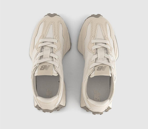 New Balance  Kid's Grey/Light Beige 327 in Sneakers    |New Balance  in Lebanon