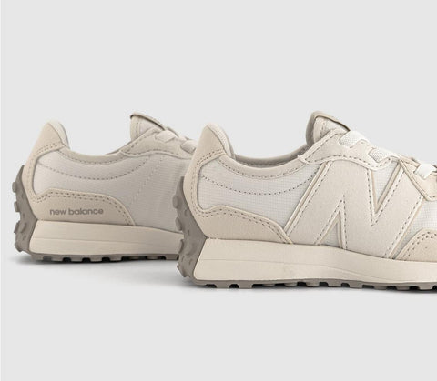 New Balance  Kid's Grey/Light Beige 327 in Sneakers    |New Balance  in Lebanon