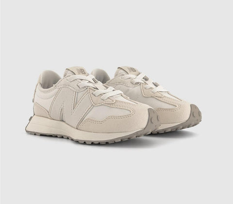 New Balance  Kid's Grey/Light Beige 327 in Sneakers    |New Balance  in Lebanon