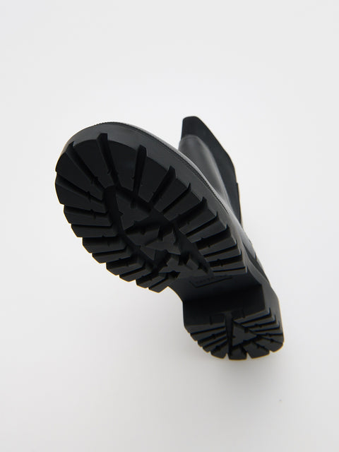 Reserved Women's Black Leather Ankle Boots | Reserved In Lebanon