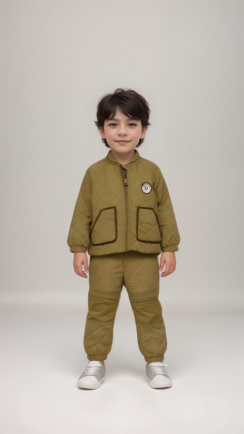 POMPdeLUX Boy's Beige Thermo Set |POMPdeLUX in Lebanon