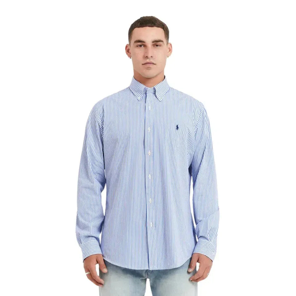 PoloRalph Lauren Big Boy's Blue Striped Shirt |PoloRalph Lauren In Lebanon