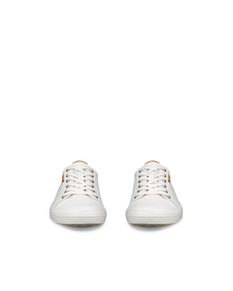 ECCO Women's White soft 7 Leather Sneakers | ECCO In Leabanon
