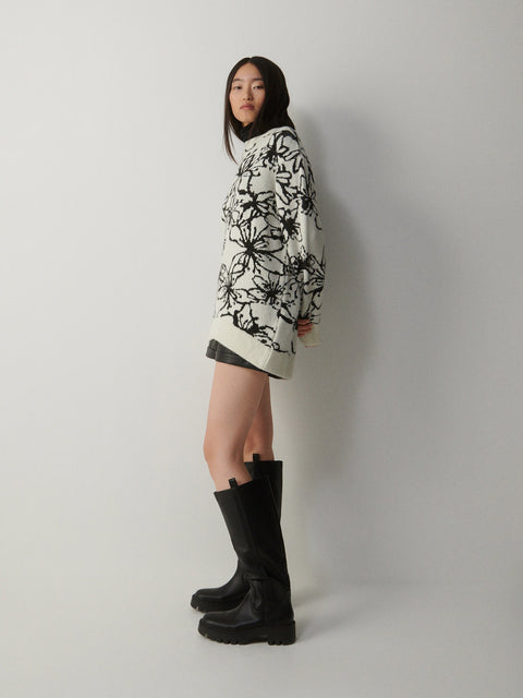 Reserved Women's Black Imitation Leather Boots | Reserved In Lebanon