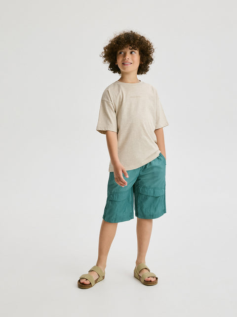 Reserved Boy's Green Shorts With Pockets | Reserved In Lebanon
