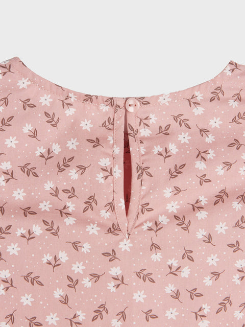 Sinsay Girl's Pink Floral Ruffled Blouse | Sinsay In Lebanon