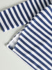 Reserved Girl's White & Navy Striped Blouse | Reserved In Lebanon
