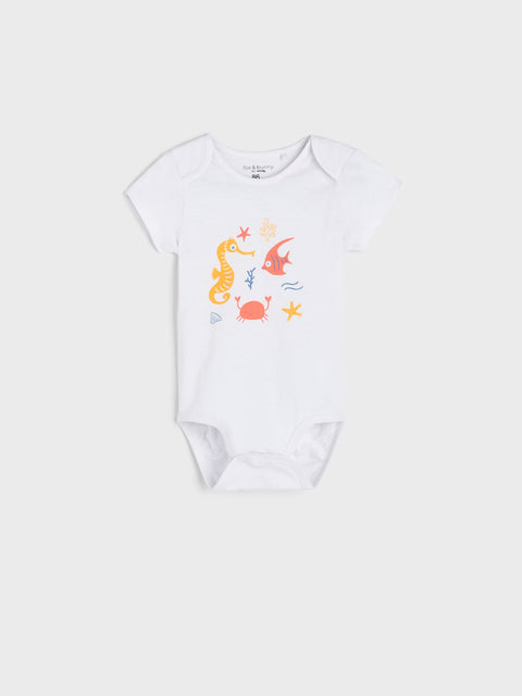 Sinsay Baby Girl's Multicolor Bodysuits 3 Pack With A Print | Sinsay In Lebanon